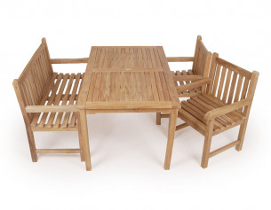 Java Teak Havemøbelsæt -... 2