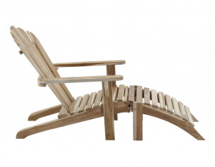 Adirondackstol m/skammel -... 2