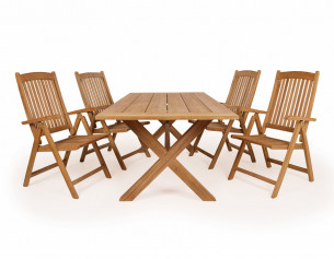 Chadstone Madrid Teak Havemøbelsæt 2