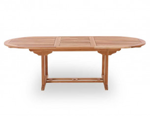 Malaga teak bord - 100x180/240 2