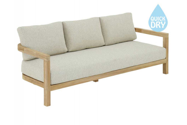 Las Vegas Teak Sofa 3 pers.