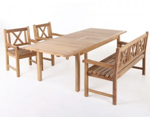 Alsa Blokhus Teak Havemøbelsæt 2