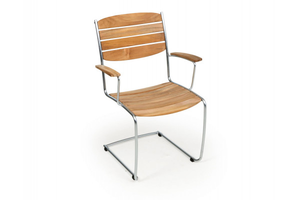 Sofia Spring Teak Cafésæt - 70x70 cm