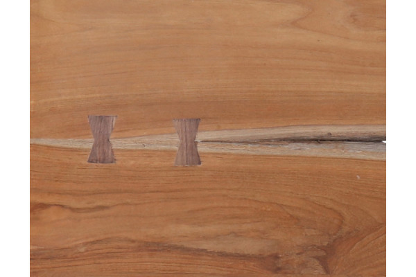 Mika Plankebord 90x200 cm - m/bordben i teak -...