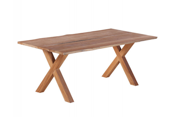 Mika Plankebord 100x240 cm - m/bordben i teak -...