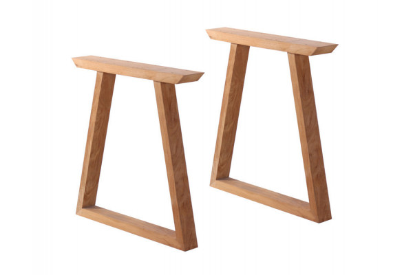 Mako Plankebord 90x200 cm - m/bordben i teak -...