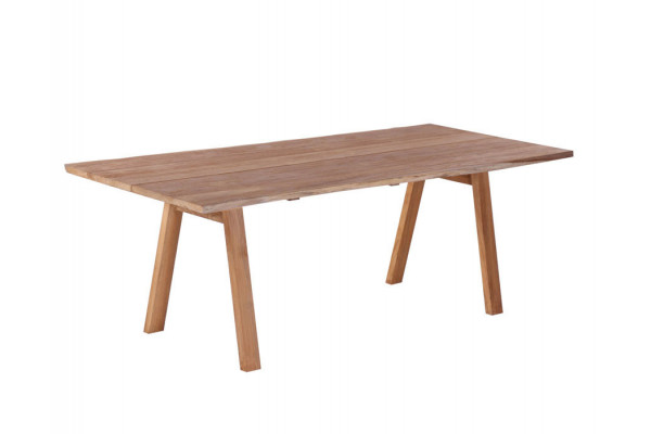 Maxi Plankebord 90x200 cm - m/bordben i teak -...
