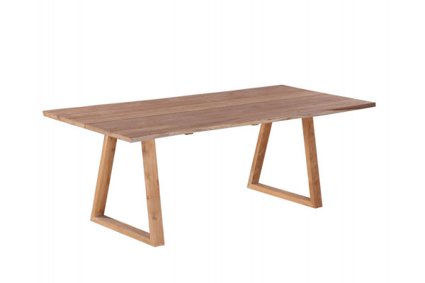 Maxi Plankebord 90x200 cm - m/bordben i teak -...
