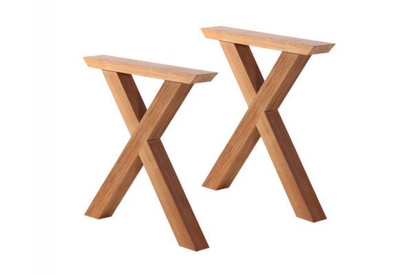 Maxi Plankebord 100x240 cm - m/bordben i teak -...