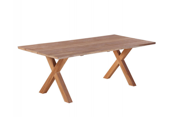 Maxi Plankebord 100x240 cm - m/bordben i teak -...