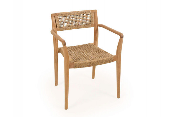 Manja Teak Havestol m/armlæn