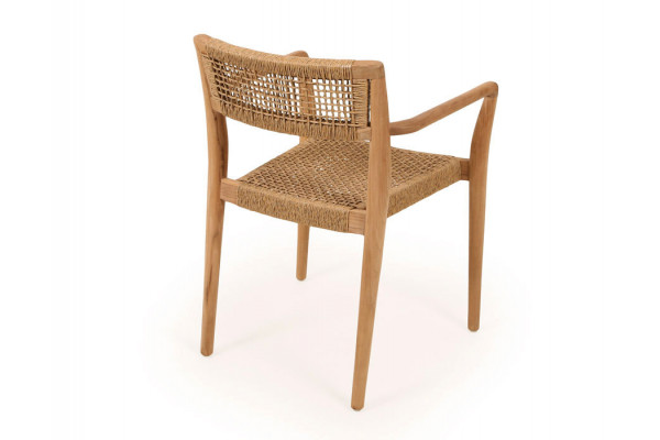 Manja Teak Havestol m/armlæn