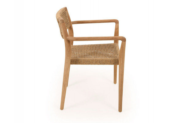 Manja Teak Havestol m/armlæn