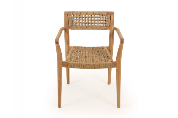 Manja Teak Havestol m/armlæn
