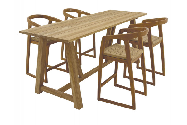 Hercules Teak Bar – 80x240 cm