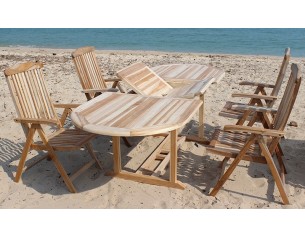 Malaga Teak Havemøbelsæt 2