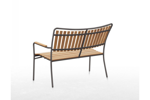 DaneLine Eva Teak Havemøbelsæt m/bænk+2 stole -...