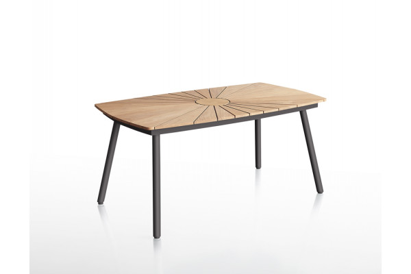 DaneLine Eva Teak Havemøbelsæt m/4 stole -...