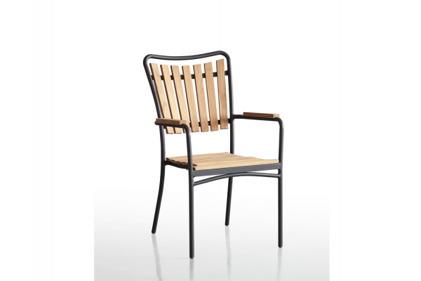 DaneLine Eva Teak Havemøbelsæt m/4 stole -...