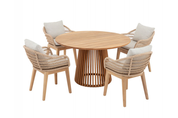 Luna Laila Havemøbelsæt - Ø150 cm