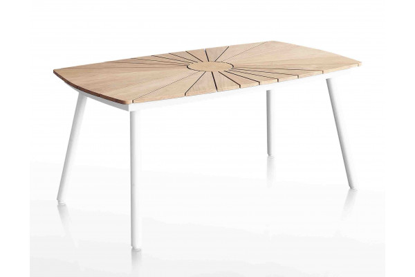 DaneLine Eva Teak Ovalt Havebord - 90x160 cm -...