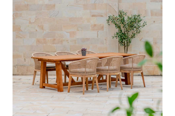 Hercules Lago Havemøbelsæt - 100x246 cm