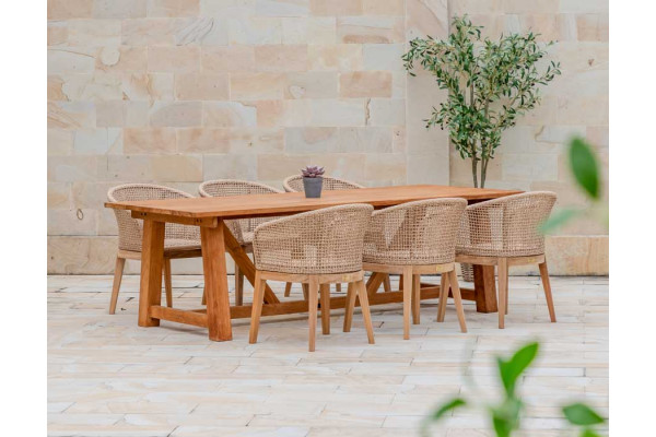 Hercules Lago Havemøbelsæt - 100x246 cm