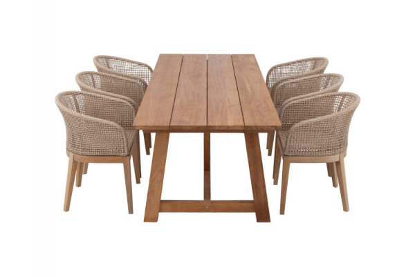 Hercules Lago Havemøbelsæt - 100x246 cm