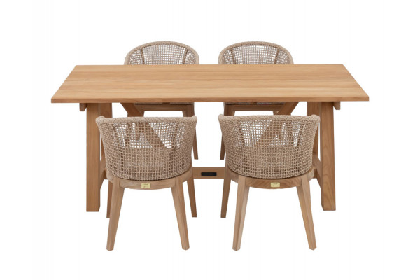 Hercules Lago Havemøbelsæt - 100x200 cm