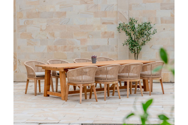 Hercules Lago Havemøbelsæt - 100x290 cm