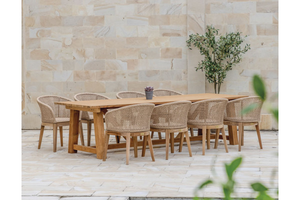 Hercules Lago Havemøbelsæt - 100x290 cm