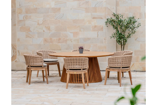 Luna Rima Havemøbelsæt - Ø180 cm