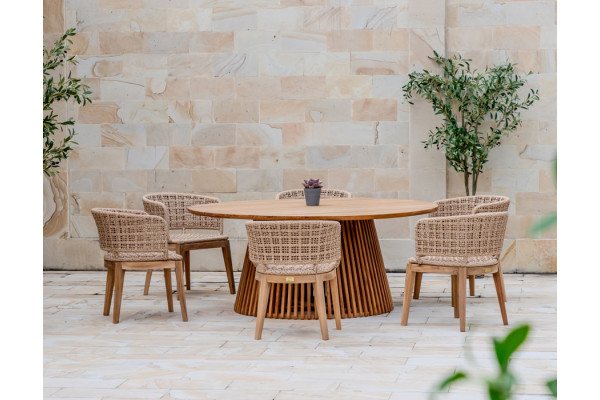 Luna Rima Havemøbelsæt - Ø180 cm