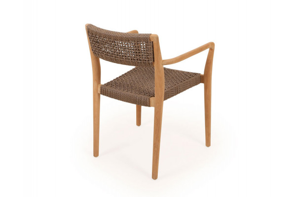 Hercules Tonka Teak havemøbelsæt m/4 stole -...