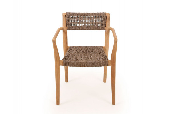 Hercules Tonka Teak havemøbelsæt m/4 stole -...