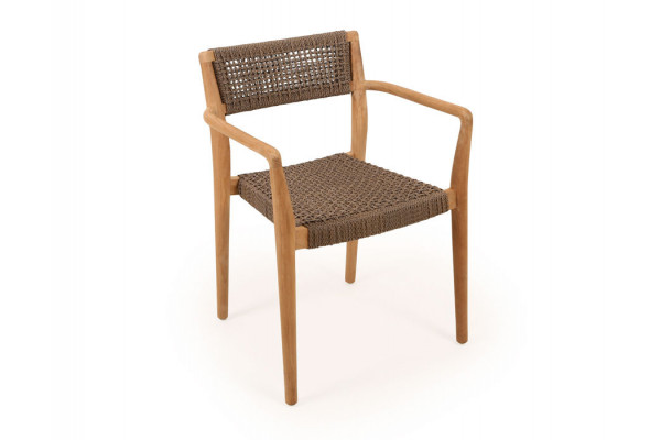 Hercules Tonka Teak havemøbelsæt m/4 stole -...