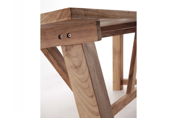 Hercules Tonka Teak havemøbelsæt m/4 stole -...