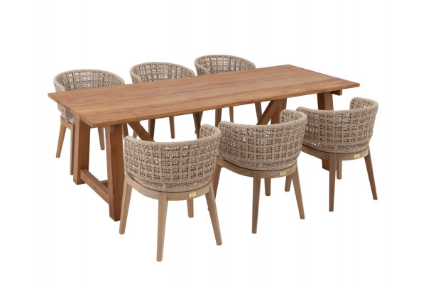 Hercules Rima Havemøbelsæt - 100x246 cm