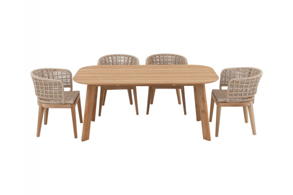 Balder Rima Havemøbelsæt - 180x100 cm