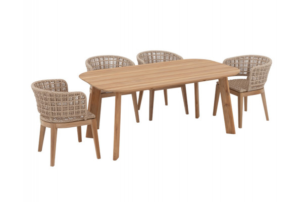 Balder Rima Havemøbelsæt - 180x100 cm