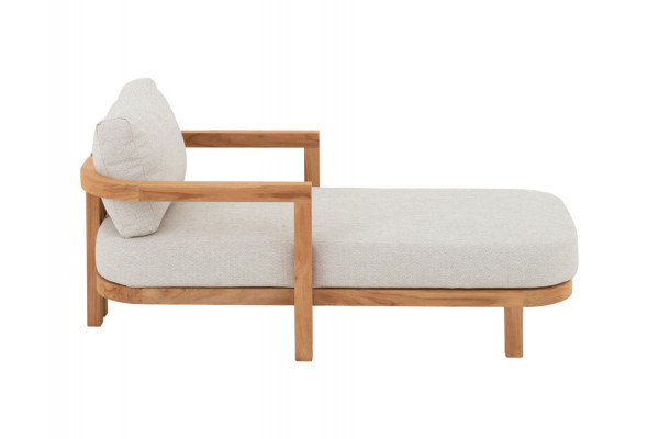 Las Vegas Teak Chaiselong