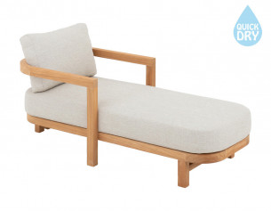 Las Vegas Teak Chaiselong