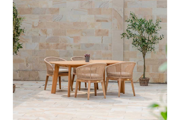 Balder Lago Havemøbelsæt - 180x100 cm