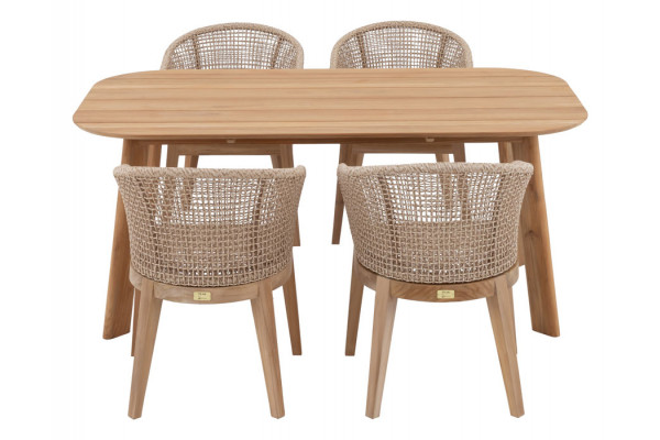 Balder Lago Havemøbelsæt - 180x100 cm