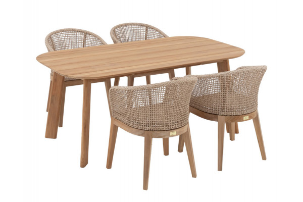 Balder Lago Havemøbelsæt - 180x100 cm