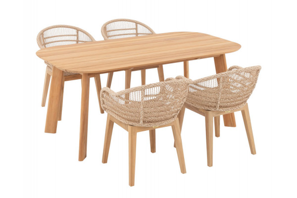 Balder Laila Havemøbelsæt - 180x100 cm