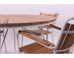 Samsø 130 cm. Sæt med 4 stole 2