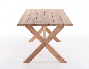 Greenface Teak x-leg 200 Pala Havemøbelsæt 2