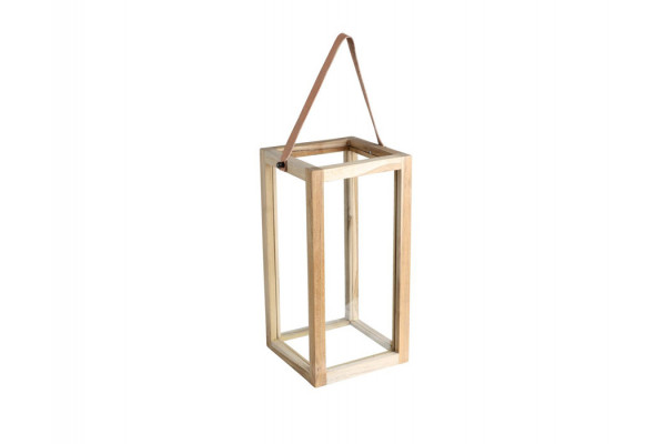 Lanterne - Teak - 32 cm
