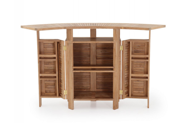 Teak barsæt m/2 barstole